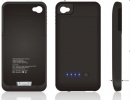 Externí baterie s krytem pro Apple iPhone 4, 4S - 1900 mAh